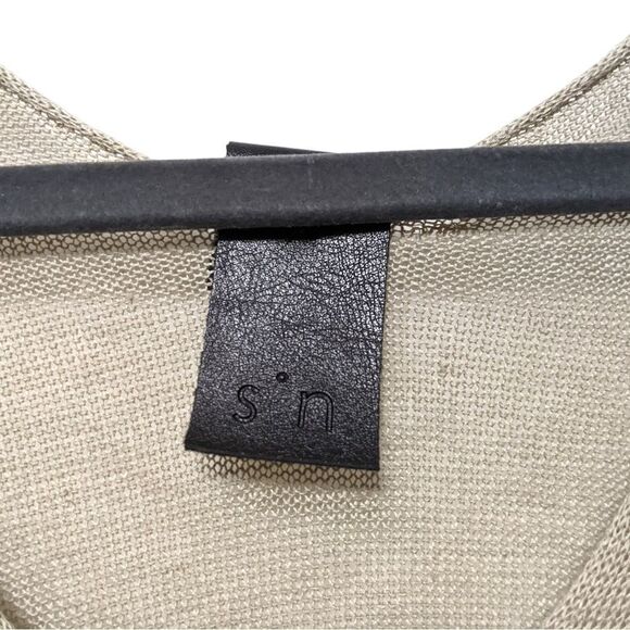 SERIE NUMERICA Linen Multi Knit Lagenlook Asymmetrical Dress S - Picture 7 of 10